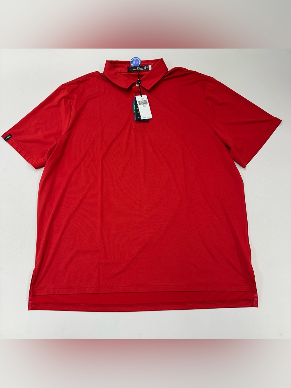 RLX Ralph Lauren Classic Fit Performance Polo Shirt Men's 2XL Red Golf Wicking